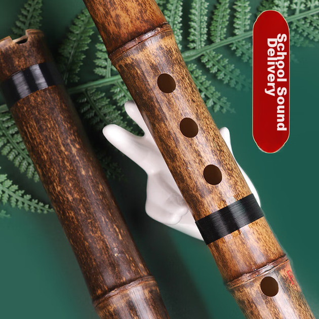 Daoyun Purple Bamboo Xiao Diao Dong Xiao, восьмиотвірна F ключ, початківець початкового рівня професійний старовинний стиль фіолетовий бамбуковий короткий Xiao Diao, музичний інструмент - изображение 9