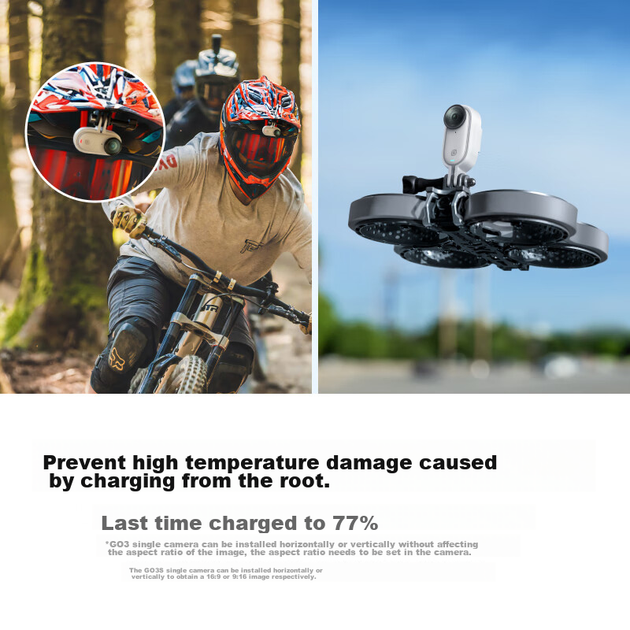Комплект адаптеров Yingshi Insta360 GO 3S Action - изображение 5
