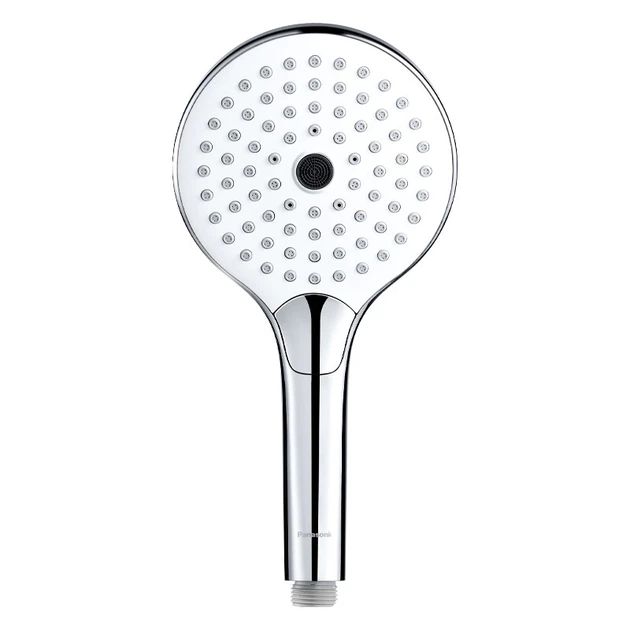 Ручний душ Panasonic One Touch Decal Decal, багатоотвірний вихід води, одинарний розпилювач C6, сріблясто-білий - изображение 8