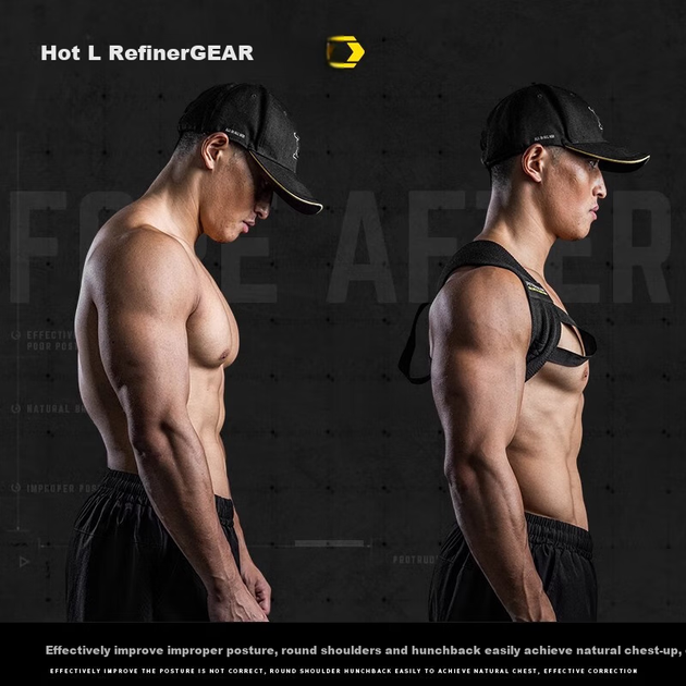 Тренажер для тренировки плеч и грудных мышц FITTER GEAR Fitness с функцией коррекции лопаток и ремнем для выпрямления спины. - Фото 4 Тренажер для тренировки плеч и грудных мышц FITTER GEAR Fitness с функцией коррекции лопаток и ремнем для выпрямления спины. - изображение 4