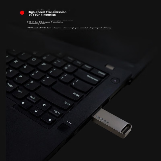 Флеш память USB Lenovo ThinkPlus TU100 1TB USB 3.2 Gen1 Grey - изображение 5