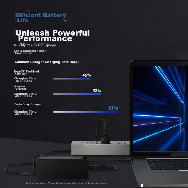 Зарядний пристрій для ноутбука Youpin Sony, кабель-адаптер живлення 19,5 В 4,7 А 90 Вт, сумісний з VGP-AC19V42/V26/V35/V36/V63/V14 - зображення 6