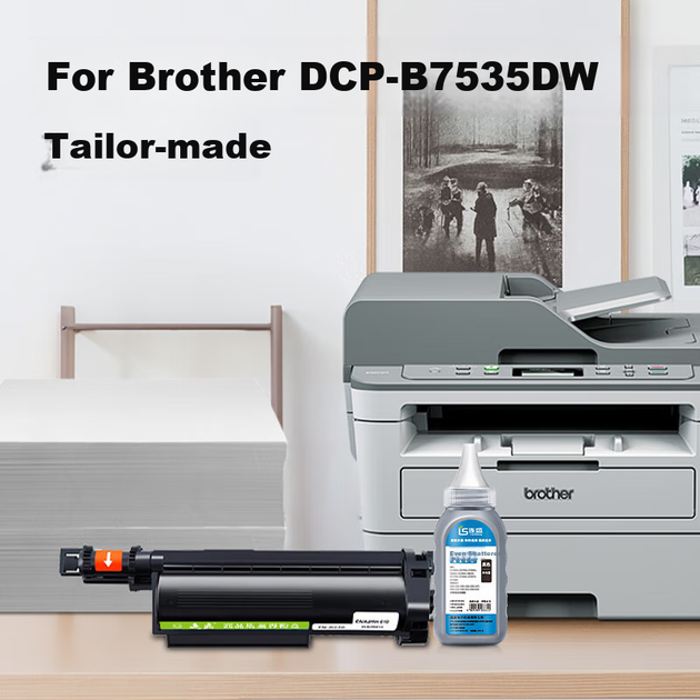 Тонер Liansheng для Brother DCP-7535DW, порошок для заправки картриджей, 6 шт - Фото 4 Тонер Liansheng для Brother DCP-7535DW, порошок для заправки картриджей, 6 шт - изображение 4