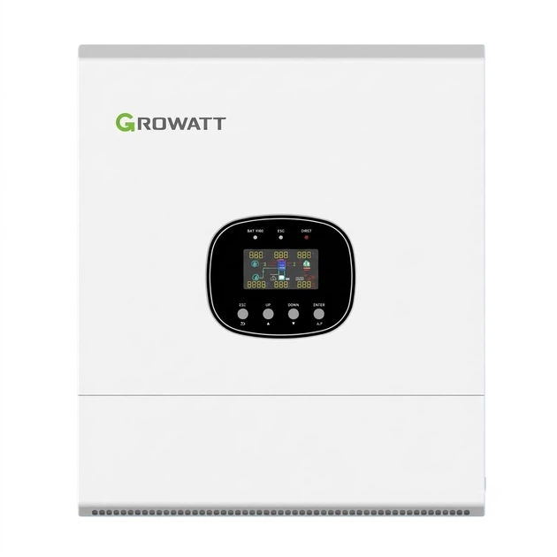 Гібридний інвертор Growatt SPE 5000TL HVM-G2 5000 Вт 48 В 1 MPPT IP20 White - Фото 3 Гібридний інвертор Growatt SPE 5000TL HVM-G2 5000 Вт 48 В 1 MPPT IP20 White - зображення 3