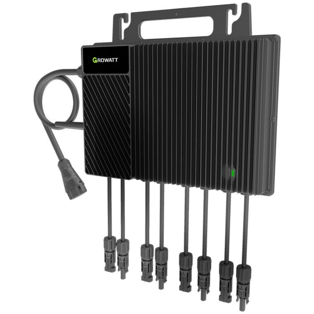 Мікроінвертор для сонячних панелей Growatt NEO 2500M-X2 (WF) 2500 Вт 4 MPPT WiFi IP67 Black - зображення 3