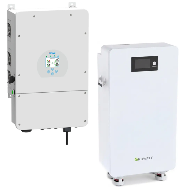 Комплект автономного энергоснабжения Deye SUN-10K-SG02LP1-EU-AM3 10 кВт + Growatt HOPE 16.0LM-A1 LiFePO4 16 кВт·ч - изображение 2