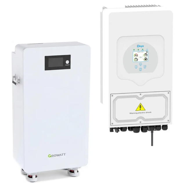 Комплект автономного энергоснабжения Deye SUN-5K-SG05LP1-EU 5 кВт + Growatt HOPE 16.0LM-A1 LiFePO4 16 кВт·ч - изображение 2