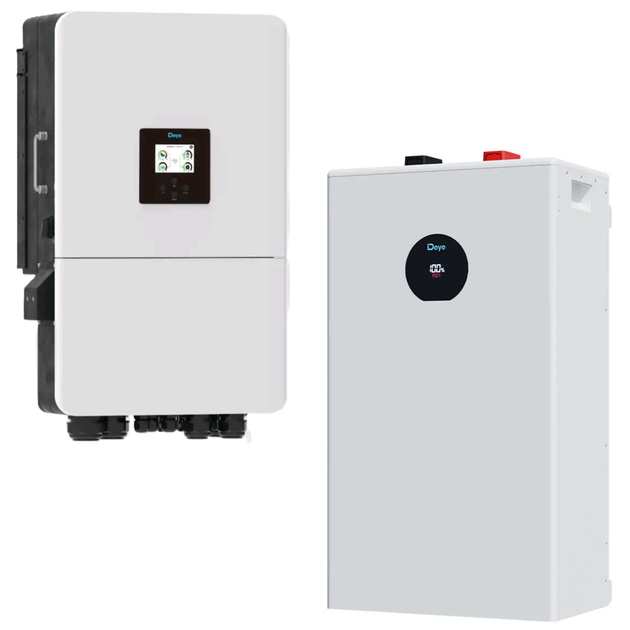 Комплект автономного енергопостачання Deye SUN-20K-SG05LP3-EU-SM2 20 кВт 3-фазний + Deye SE-F16-C LiFePO4 16 кВт·год - Фото 2 Комплект автономного енергопостачання Deye SUN-20K-SG05LP3-EU-SM2 20 кВт 3-фазний + Deye SE-F16-C LiFePO4 16 кВт·год - зображення 2