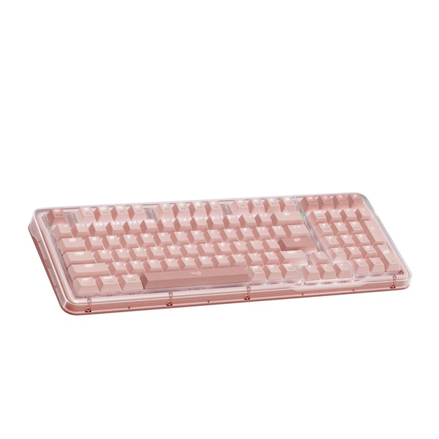 Клавиатура беспроводная Logitech ALTO KEYS K98S Amber Series AI Marble Bluetooth/Wireless/USB Pink - изображение 2