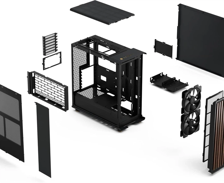 Корпус для ПК Fractal Design North ATX / без БЖ / Чорний (102154363) - зображення 9