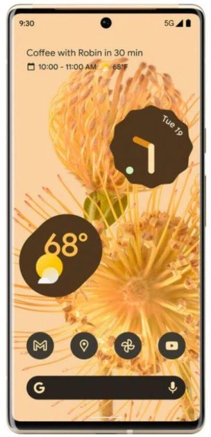 Смартфон Google Pixel 6 Pro 12/256Gb Sorta Sunny US - Фото 1 Смартфон Google Pixel 6 Pro 12/256Gb Sorta Sunny US - зображення 1