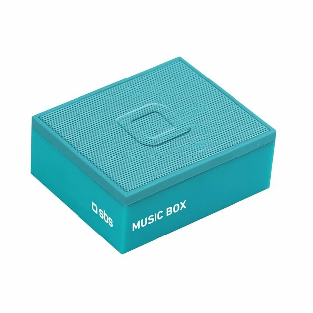 Портативная акустика SBS Music Box Blue (TTSQUARESPEAKERBTLB) - Фото 1 Портативная акустика SBS Music Box Blue (TTSQUARESPEAKERBTLB) - изображение 1