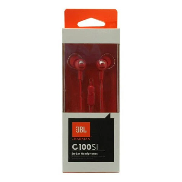 Наушники JBL C100si красные - изображение 3