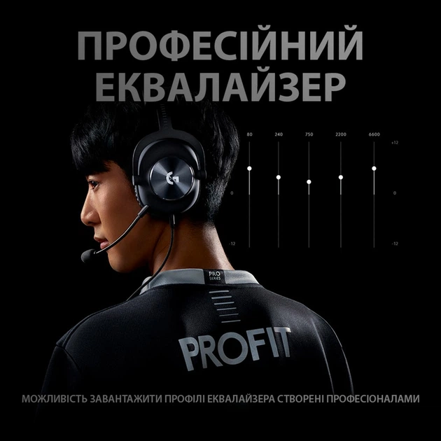 Наушники Logitech G PRO X Gaming Headset Black (981-000818) - изображение 7