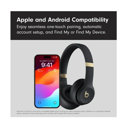 Наушники Beats by Dr. Dre Solo 4 Black/Gold (MC2L4) - изображение 6