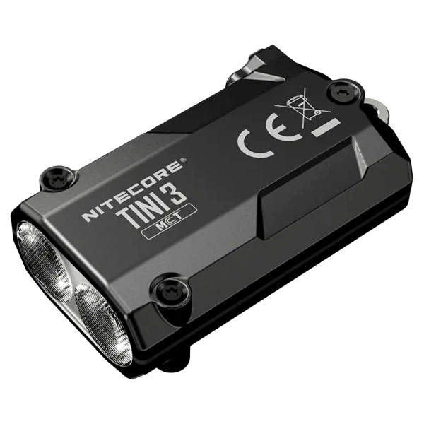 Ліхтар-брелок Nitecore TINI 3 (600 Lm, Алюмінієвий, Type-C, IP54, Чорний) - зображення 3