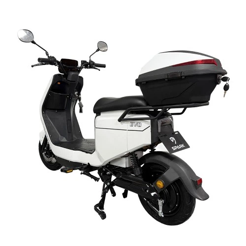 Велосипед с электромотором SPARK EVO 14" 60V/1200W/25Ah белый - изображение 2