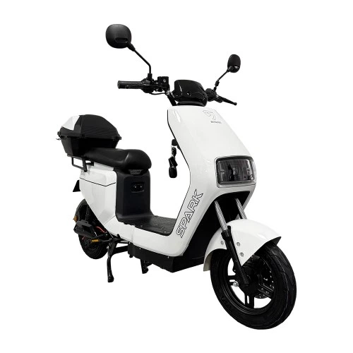 Велосипед с электромотором SPARK EVO 14" 60V/1200W/25Ah белый - изображение 6