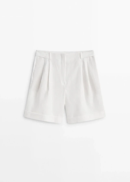 Шорти Massimo Dutti 11835 Білий 34 (1578) - зображення 2