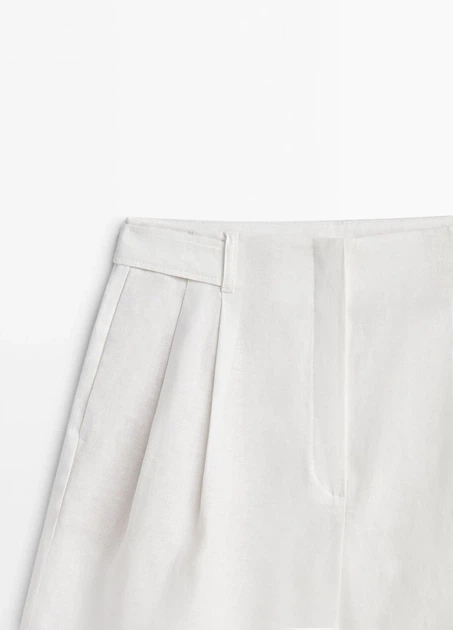 Шорти Massimo Dutti 11835 Білий 34 (1578) - зображення 4