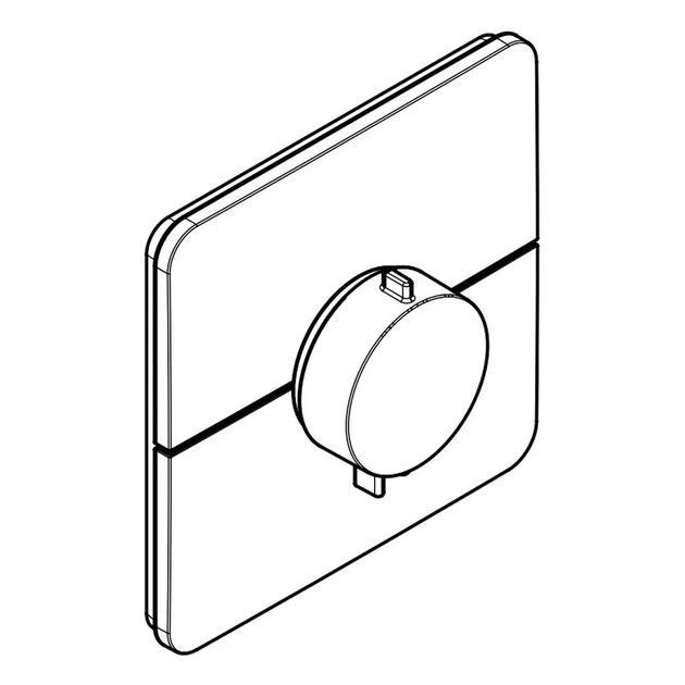Термостат на 1 потребитель Hansgrohe ShowerSelect Comfort Q (цвет - матовый чёрный хром) 15588340 - Фото 3 Термостат на 1 потребитель Hansgrohe ShowerSelect Comfort Q (цвет - матовый чёрный хром) 15588340 - зображення 3