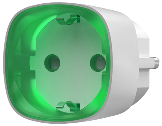 Inteligentna wtyczka Ajax Socket z monitorem zużycia energii bezprzewodowa 000012320 (4823114015793) - Zdjęcie 1 Inteligentna wtyczka Ajax Socket z monitorem zużycia energii bezprzewodowa 000012320 (4823114015793) - obraz 1