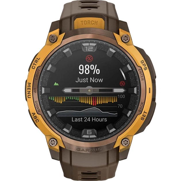Смарт-часы Garmin Instinct Crossover AMOLED Bronze/Sunburst (010-03398-01) [172568] - изображение 9