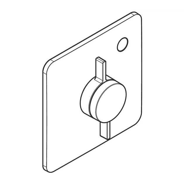 HANSGROHE DuoTurn Q Змішувач прихованого монтажу, білий матовий (75614700) - зображення 3