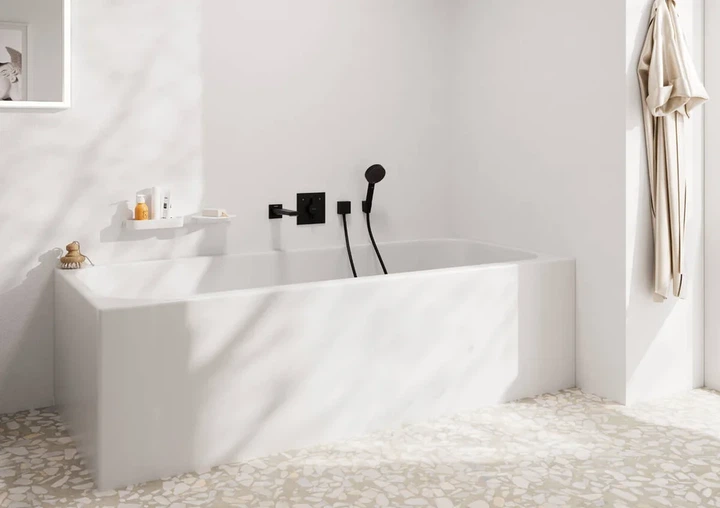 Hansgrohe DuoTurn E Смеситель скрытый, черный матовый (75417670) - Фото 2 Hansgrohe DuoTurn E Смеситель скрытый, черный матовый (75417670) - изображение 2