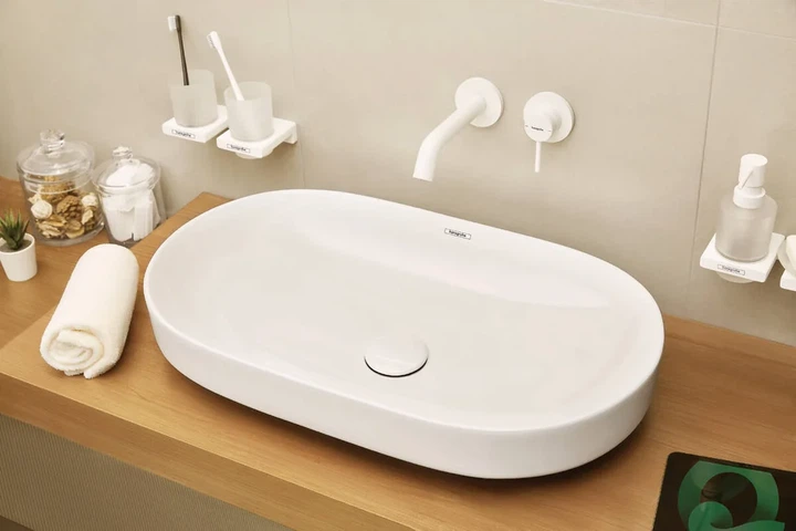 HANSGROHE Tecturis S Смеситель для раковины, белый матовый (73350700) - Фото 2 HANSGROHE Tecturis S Смеситель для раковины, белый матовый (73350700) - изображение 2