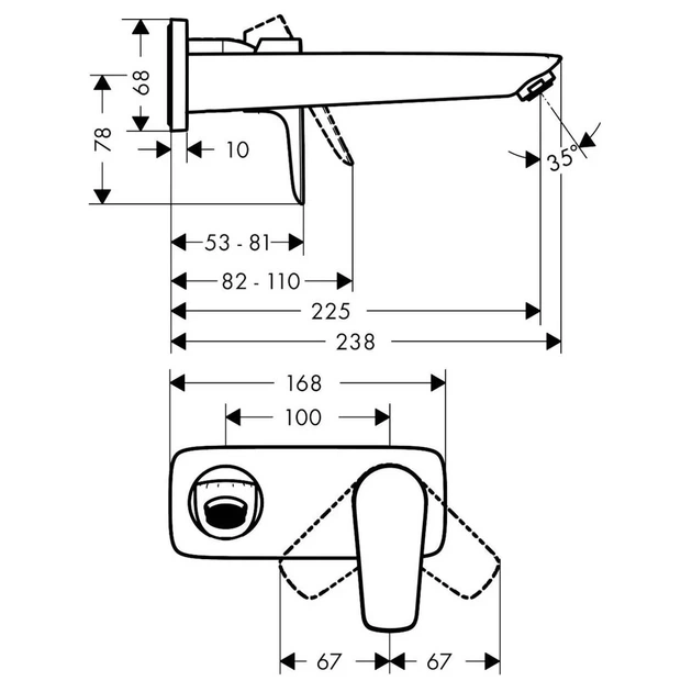 Hansgrohe Talis E Змішувач для умивальника, білий мат (71734700) - зображення 2