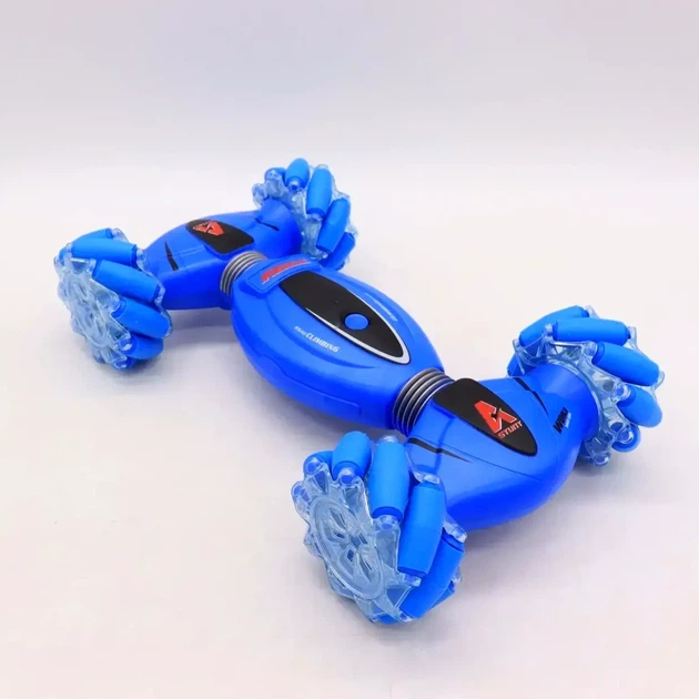Радіокерована машинка-перевертень RQ2093 синя 1:16 30 хвилин роботи USB заряджання 2.4 ГГц - Фото 8 Радіокерована машинка-перевертень RQ2093 синя 1:16 30 хвилин роботи USB заряджання 2.4 ГГц - зображення 8