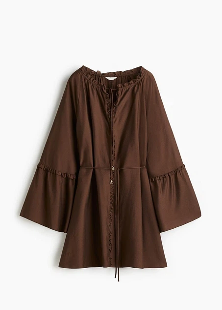 Плаття H&M 16454 Темний коричневий S (1289) - Фото 3 Плаття H&M 16454 Темний коричневий S (1289) - зображення 3