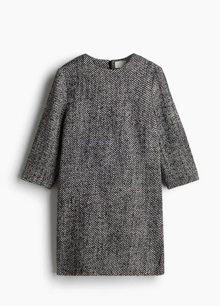 Плаття H&M 16149 Чорний з білим XL (1268) - изображение 4