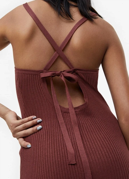 Плаття H&M 15275 Темний коричневий XL (1172) - изображение 2