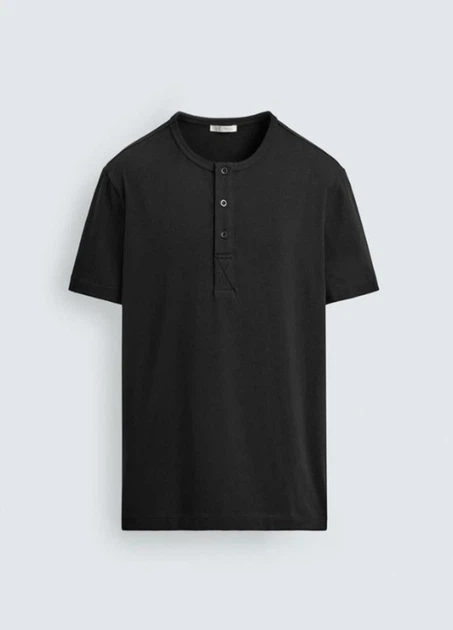 Футболка Zara 14869 Чорний XL (3665) - зображення 3