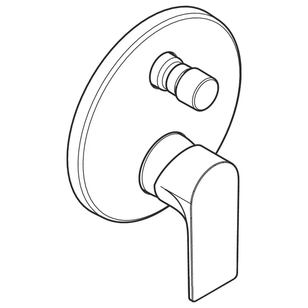 Hansgrohe Rebris E Смеситель для ванны/душа, хром (72468000) - изображение 3