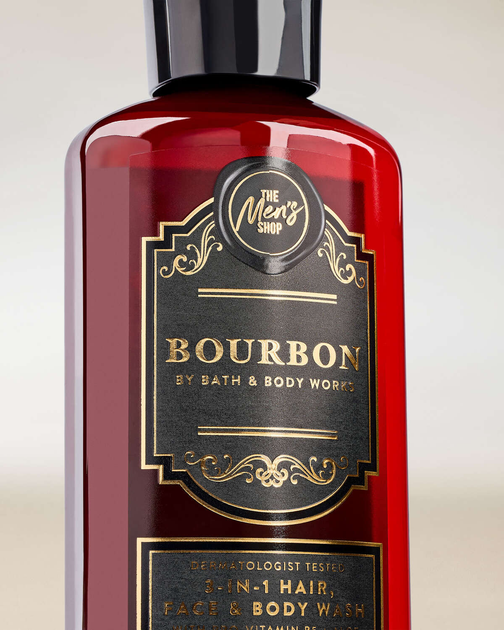 Мужской гель для душа Bath & Body Works (667659447046) Bourbon 295 мл - изображение 2