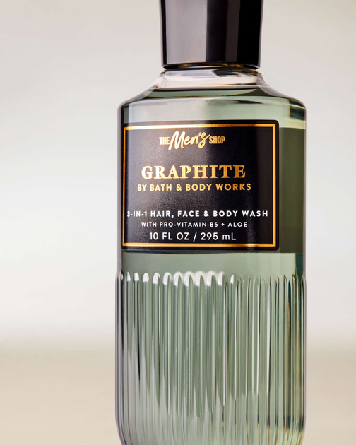 Мужской гель для душа Bath & Body Works (667659370481) Graphite 295 мл - Фото 2 Мужской гель для душа Bath & Body Works (667659370481) Graphite 295 мл - изображение 2