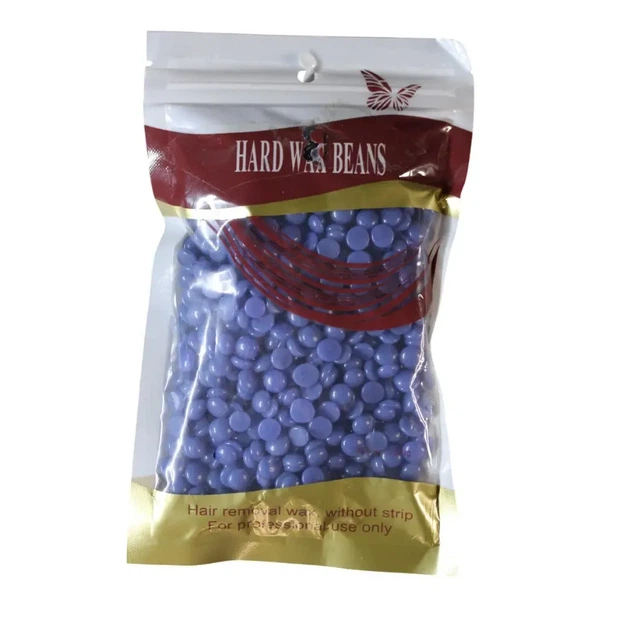 Плівковий віск у гранулах 100 г Hard wax beans Лаванда - Фото 1 Плівковий віск у гранулах 100 г Hard wax beans Лаванда - изображение 1