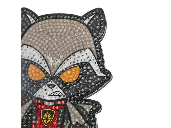 Набір для творчості CRYSTAL ART "Єнот Ракета" арт.CAFGR-MCU012 - зображення 6