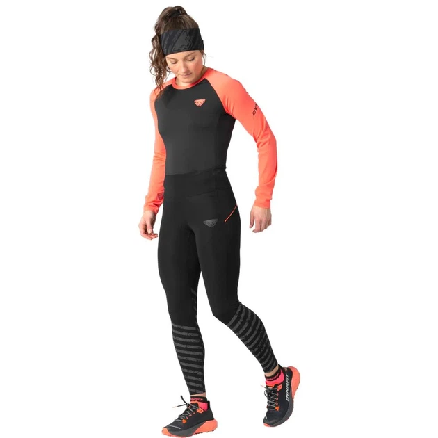 Штани жіночі Dynafit TRAIL REFLECTIVE TIGHTS W 71991 0910 розмір M - чорні - изображение 4