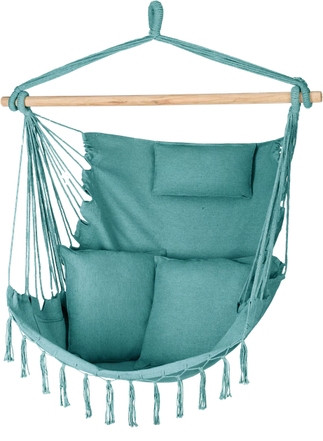 Huśtawka ogrodowa Luverno Boho Sois Zielona (L-66569) - Zdjęcie 1 Huśtawka ogrodowa Luverno Boho Sois Zielona (L-66569) - obraz 1