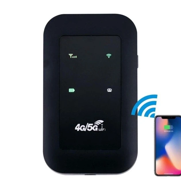Портативный 4G LTE Wi-Fi роутер H806 150 Мбит/с с SIM-картой, аккумулятором 2100 мАч, до 10 устройств - изображение 3