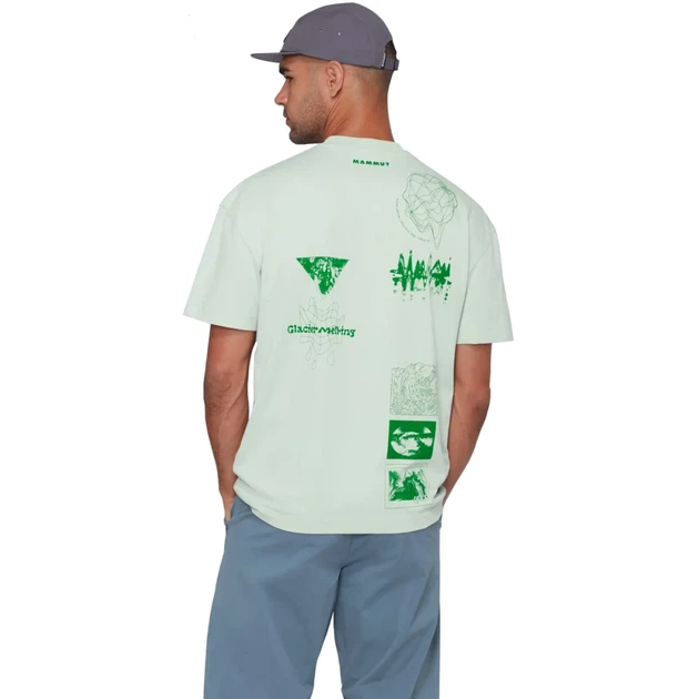 Футболка Mammut BaseRelaxed T-Shirt Glacier XL silversage - изображение 5