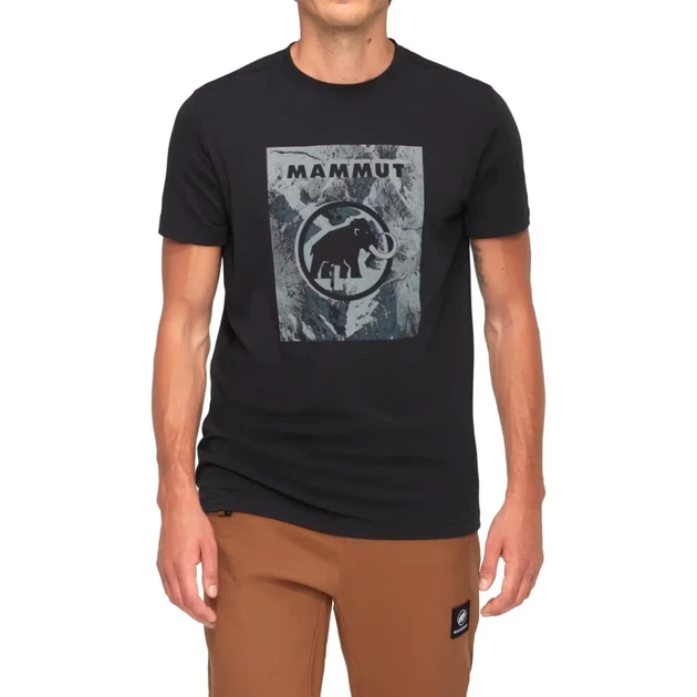 Футболка Mammut Trovat T-Shirt Logo L black - Фото 2 Футболка Mammut Trovat T-Shirt Logo L black - изображение 2