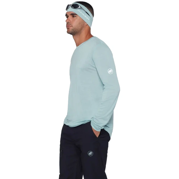 Лонгслів Mammut Tree Wool FL Longsleeve M L nebla - Фото 3 Лонгслів Mammut Tree Wool FL Longsleeve M L nebla - зображення 3