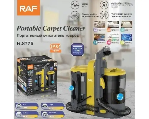 Мини пылесос RAF R8775 100 Вт для сухой и влажной уборки с функцией удаления пятен - Фото 7 Мини пылесос RAF R8775 100 Вт для сухой и влажной уборки с функцией удаления пятен - изображение 7