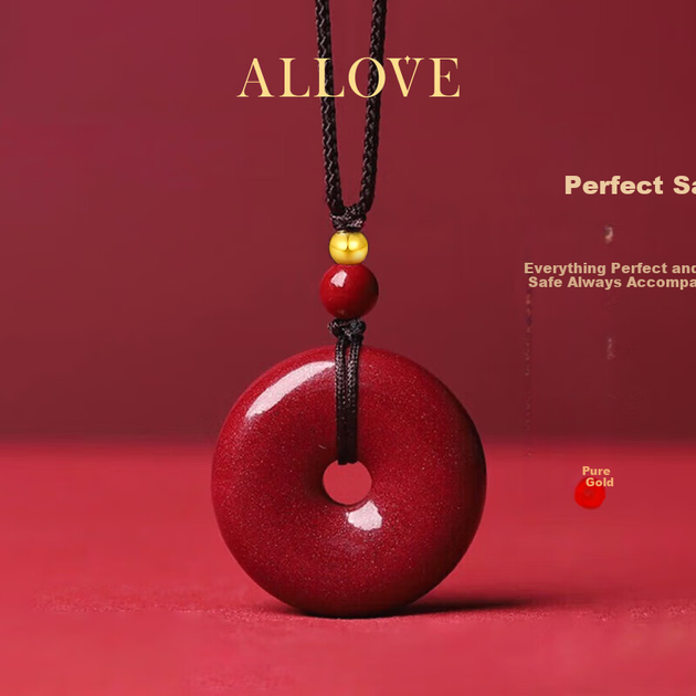 Кулон ALLOVE из нефрита с подвеской женский - изображение 4