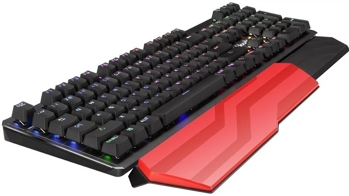 Klawiatura przewodowa Bloody B975 LK Libra Pomarańczowa RGB USB Czarna (A4TKLA45992) - obraz 3